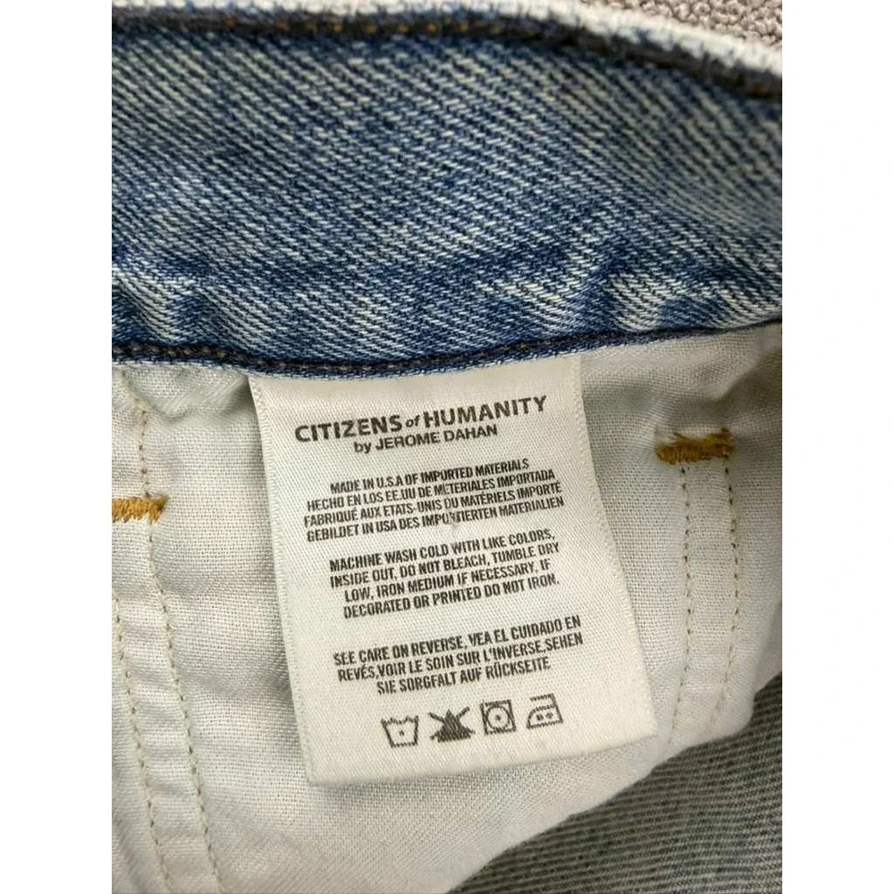 Citizens of Humanity Premium Vintage Jeans 30W Dree Crop High Rise Straight Blue